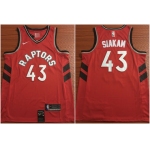 Toronto Raptors 43 Pascal Siakam Red Nike Swingman Jersey