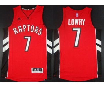Toronto Raptors #7 Kyle Lowry Revolution 30 Swingman 2014 New Red Jersey