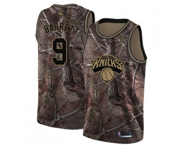 Knicks #9 R.J. Barrett Camo Basketball Swingman Realtree Collection Jersey