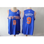 Knicks 9 R.J. Barrett Royal Nike Swingman Jersey