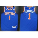 New York Knicks #1 Amare Stoudemire Revolution 30 Swingman 2013 Blue Jersey