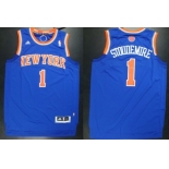New York Knicks #1 Amare Stoudemire Revolution 30 Swingman 2013 Blue Jersey