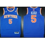 New York Knicks #5 Jason Kidd Revolution 30 Swingman 2013 Blue Jersey