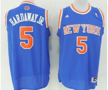 New York Knicks #5 Tim Hardaway Jr. Revolution 30 Swingman 2013 Blue Jersey
