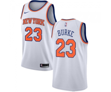 Nike New York Knicks #23 Trey Burke White NBA Swingman Association Edition Jersey