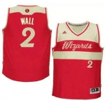 Men's Washington Wizards #2 John Wall Revolution 30 Swingman 2015 Christmas Day Red Jersey