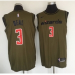 Washington Wizards #3 Bradley Beal Olive Nike Swingman Jersey