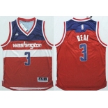 Washington Wizards #3 Bradley Beal Revolution 30 Swingman 2014 New Red Jersey