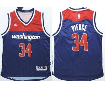 Washington Wizards #34 Paul Pierce Revolution 30 Swingman 2014 New Navy Blue Jersey