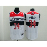 Washington Wizards #34 Paul Pierce Revolution 30 Swingman 2014 White Jersey