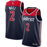 Wizards #2 John Wall Navy Blue Basketball Swingman Statement Edition 2019-2020 Jersey
