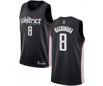 Wizards #8 Rui Hachimura Black Basketball Swingman City Edition 2018-19 Jersey