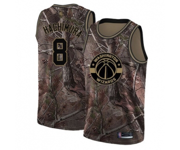Wizards #8 Rui Hachimura Camo Basketball Swingman Realtree Collection Jersey