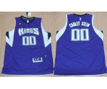 Men's Sacramento Kings #00 Willie Cauley-Stein Revolution 30 Swingman 2015 New Purple Jersey