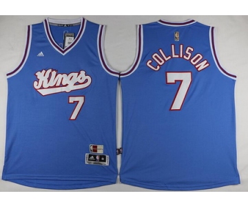 Men's Sacramento Kings #7 Darren Collison Revolution 30 Swingman 2015-16 Blue Jersey