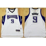 Men's Sacramento Kings #9 Rajon Rondo Revolution 30 Swingman New White Jersey