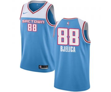 Nike Kings #88 Nemanja Bjelica Blue NBA Swingman City Edition Jersey