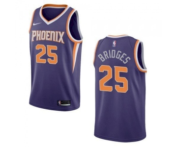 Men Phoenix Suns #25 Mikal Bridges Icon Purple Jersey