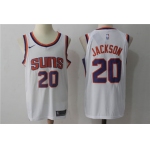 Men's Phoenix Suns #20 Josh Jackson New White 2017-2018 Nike Swingman Stitched NBA Jersey