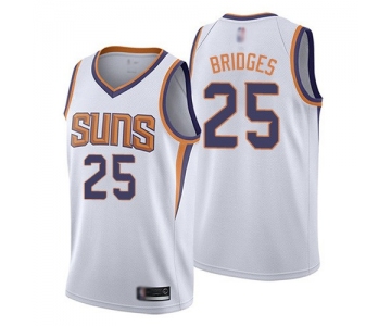 Men's Phoenix Suns #25 Mikal Bridges White Authentic Statement Edition Basketball Jersey