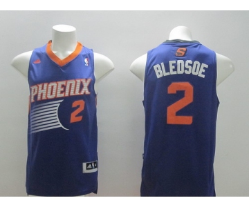 Phoenix Suns #2 Eric Bledsoe Revolution 30 Swingman Purple Jersey