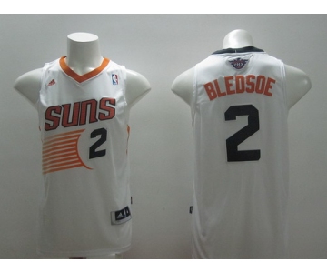 Phoenix Suns #2 Eric Bledsoe Revolution 30 Swingman White Jersey