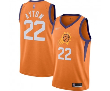 Suns #22 Deandre Ayton Orange Basketball Swingman Statement Edition 2019-2020 Jersey
