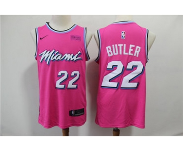 Heat 22 Jimmy Butler Pink Earned Edition Nike Swingman Jersey