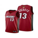 Men's Miami Heat #13 Bam Adebayo 2020 Red Finals Bound Association Edition Stitched NBA Jersey