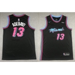 Men's Miami Heat #13 Bam Adebayo Black 2020 Ultimate Software Stitched City Edition Jersey
