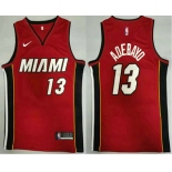 Men's Miami Heat #13 Bam Adebayo Red 2020 Nike Swingman Stitched NBA Jersey