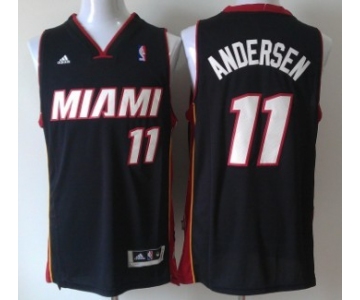 Miami Heat #11 Chris Andersen Revolution 30 Swingman 2013 Black Jersey