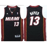 Miami Heat #13 Shabazz Napier Revolution 30 Swingman Black Jersey