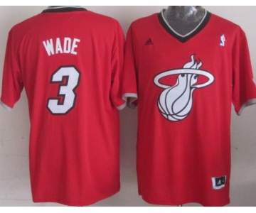 Miami Heat #3 Dwyane Wade Revolution 30 Swingman 2013 Christmas Day Red Jersey