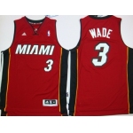 Miami Heat #3 Dwyane Wade Revolution 30 Swingman Red Jersey
