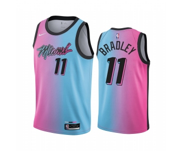 Nike Heat #11 Avery Bradley Blue Pink NBA Swingman 2020-21 City Edition Jersey