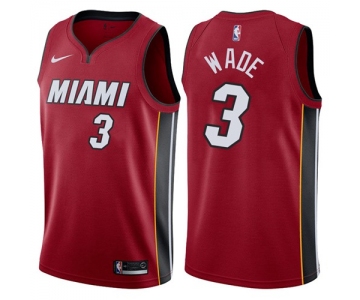 Nike Miami Heat #3 Dwyane Wade Red NBA Swingman Statement Edition Jersey
