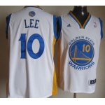 Golden State Warriors #10 David Lee Revolution 30 Swingman White Jersey