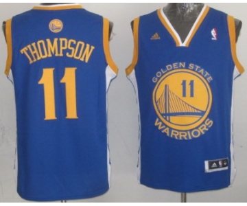 Golden State Warriors #11 Klay Thompson Revolution 30 Swingman Blue Jersey