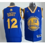 Golden State Warriors #12 Andrew Bogut Revolution 30 Swingman Blue Jersey