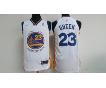 Men's Golden State Warriors #23 Draymond Green White 2017-2018 Nike Swingman Rakuten Stitched NBA Jersey