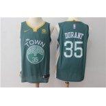 Men's Golden State Warriors #35 Kevin Durant Dark Green 2017-2018 Nike Swingman Rakuten Stitched NBA Jersey