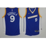 Men's Golden State Warriors #9 Andre Iguodala Blue Retro Stitched NBA 2016 adidas Revolution 30 Swingman Jersey