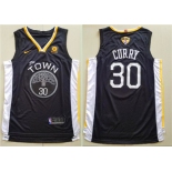 Nike Golden State Warriors #30 Stephen Curry Black City Edition 2018 NBA Finals Nike Swingman Jersey