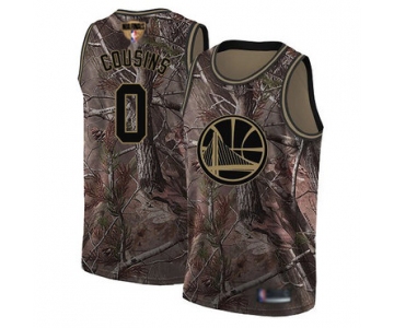 Warriors #0 DeMarcus Cousins Camo 2019 Finals Bound Basketball Swingman Realtree Collection Jersey