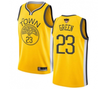 Warriors #23 Draymond Green Gold 2019 Finals Bound Basketball Swingman Earned Edition Jersey