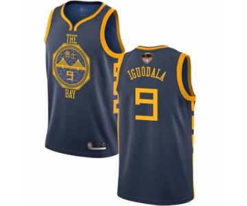 Warriors #9 Andre Iguodala Navy 2019 Finals Bound Basketball Swingman City Edition 2018-19 Jersey