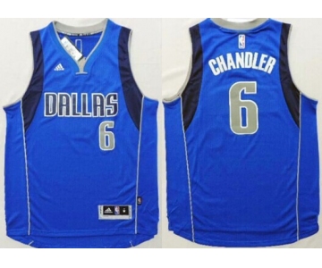Dallas Mavericks #6 Tyson Chandler Revolution 30 Swingman 2014 New Light Blue Jersey