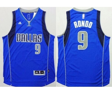Dallas Mavericks #9 Rajon Rondo Revolution 30 Swingman 2014 New Light Blue Jersey