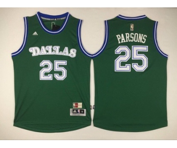 Men's Dallas Mavericks #25 Chandler Parsons Revolution 30 Swingman 2015-16 Green Jersey